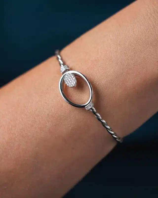 Denge 0.42 Karat Pırlanta Kelepçe