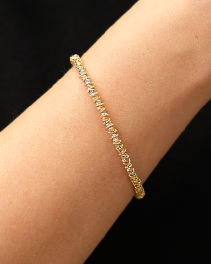 Üç Renk Dorika Altın Bileklik – Işıltılı Modern Tasarım 13 DSC02712